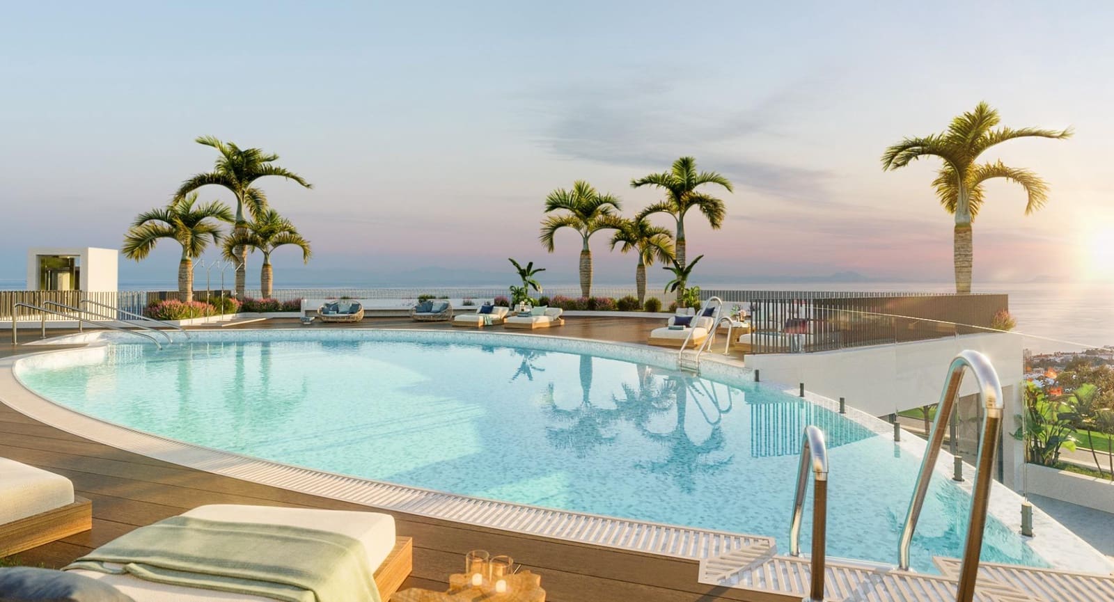 3 sypialnia Penthouse na sprzedaż w Los Monteros z basenem garażem - 1 065 000 € (Ref: 8275396)