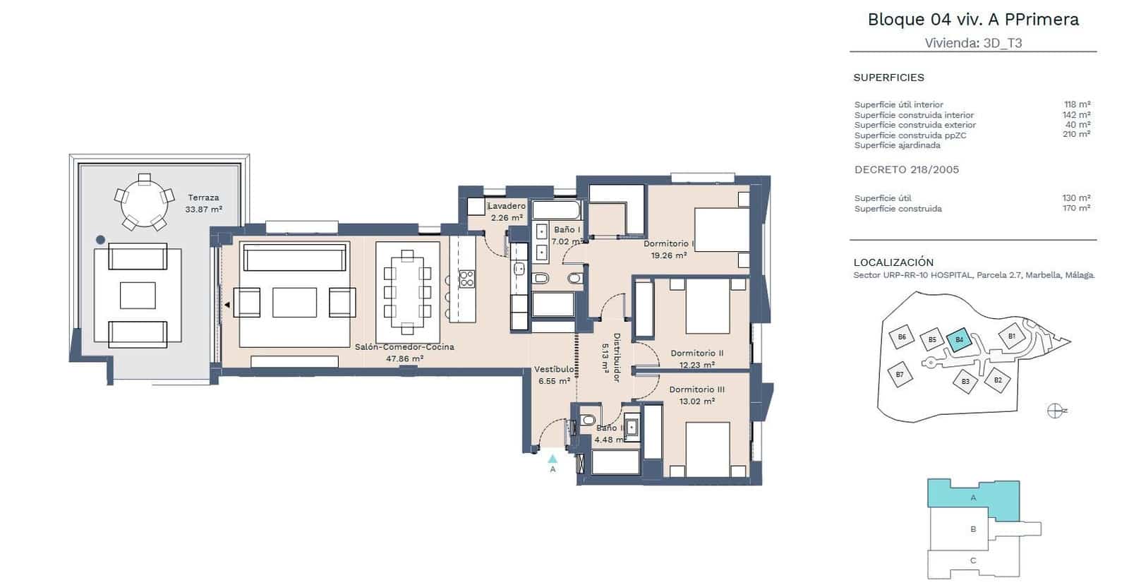 3 chambre Appartement à vendre à Los Monteros avec piscine garage - 1 120 000 € (Ref: 8511915)