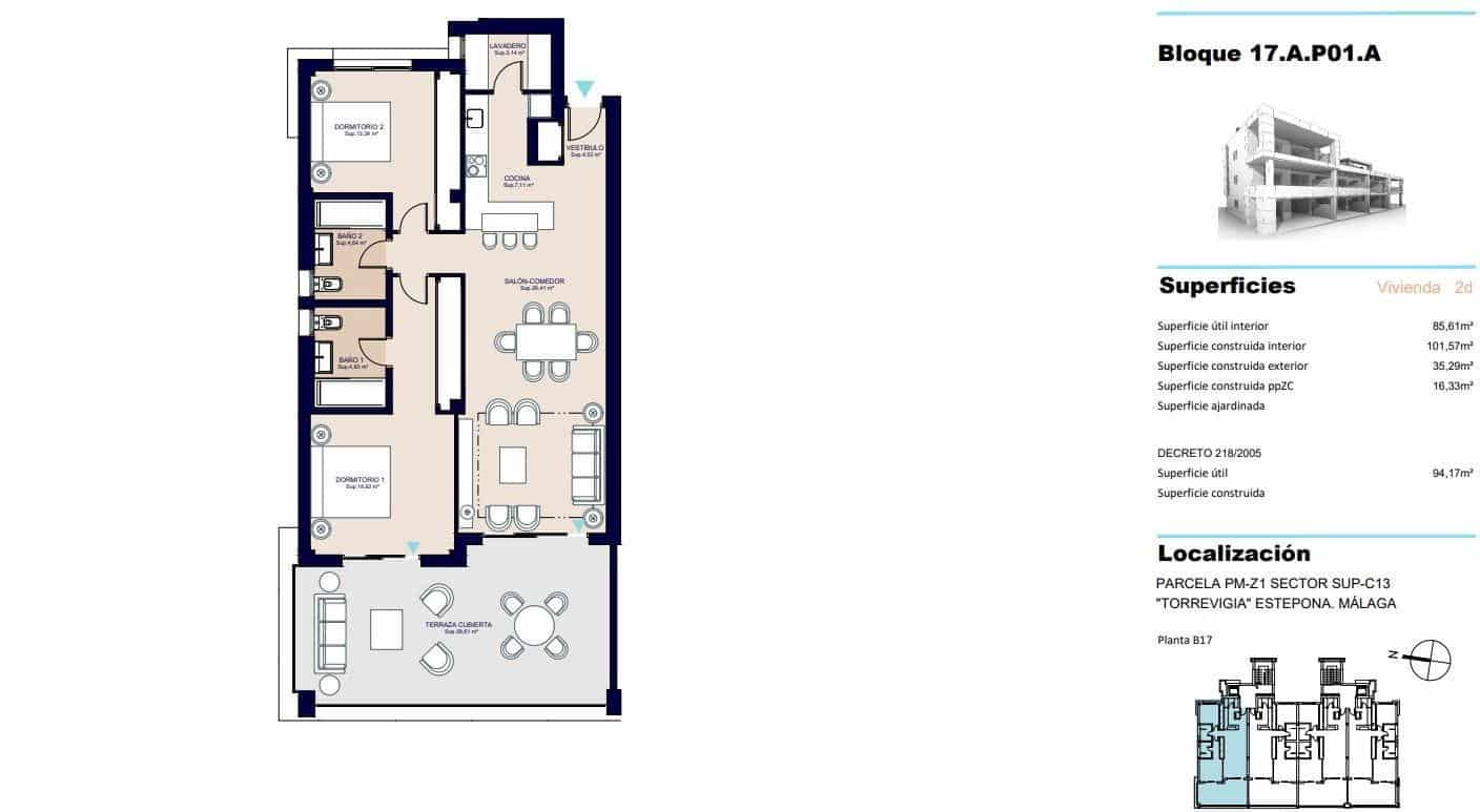 2 bedroom Flat for sale in New Golden Mile with pool garage - € 441,000 (Ref: 8538339)