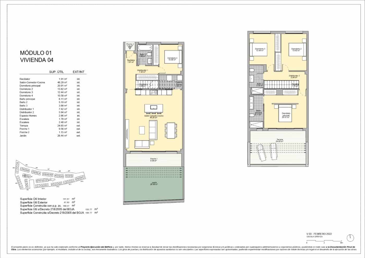 4 makuuhuone Rivitalo myytävänä paikassa Mijas mukana uima-altaan 
autotalli - 747 000 € (Ref: 8641875)