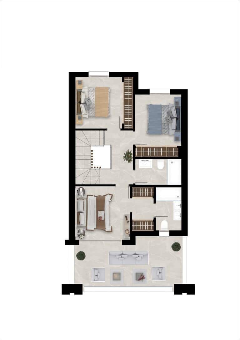 3 chambre Villa/Maison Mitoyenne à vendre à Mijas avec piscine garage - 620 000 € (Ref: 8689128)