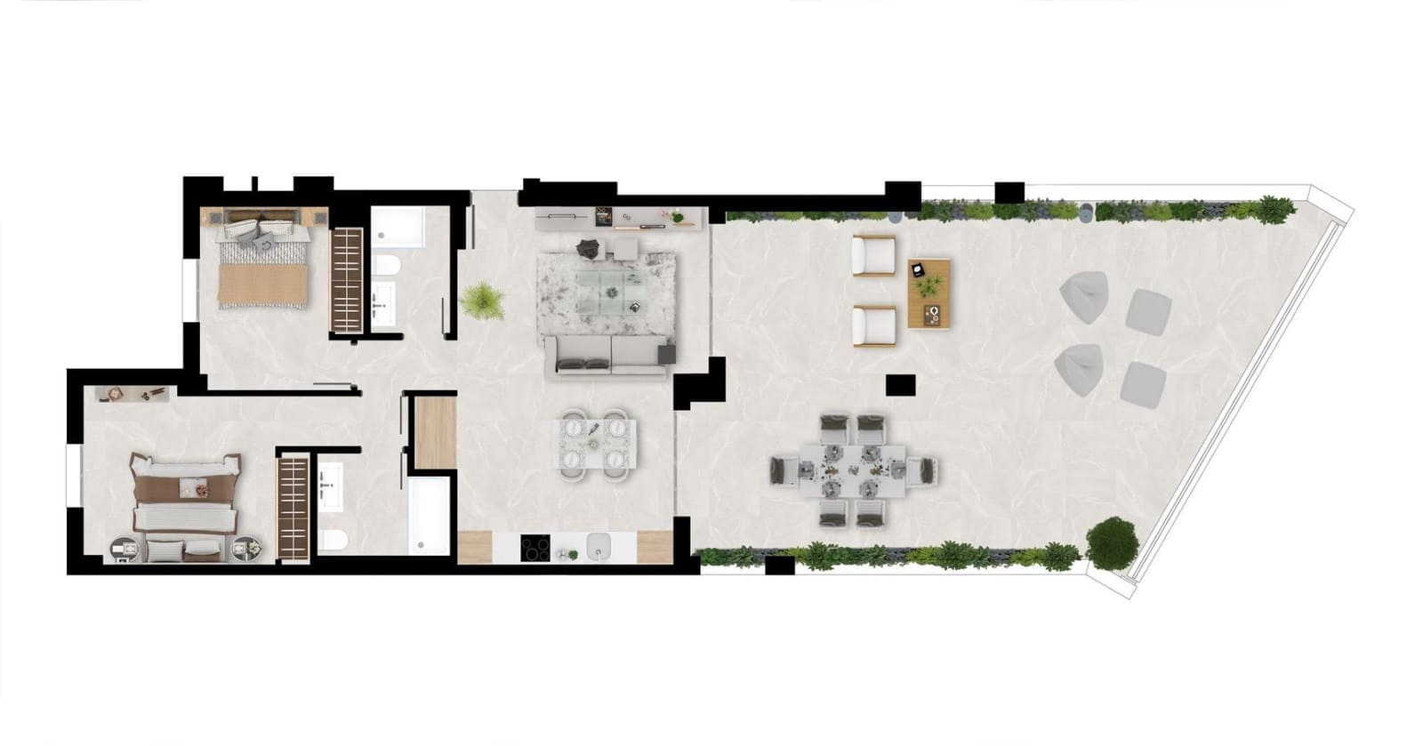 2 makuuhuone Huoneisto myytävänä paikassa Mijas mukana 
autotalli - 350 000 € (Ref: 9176510)