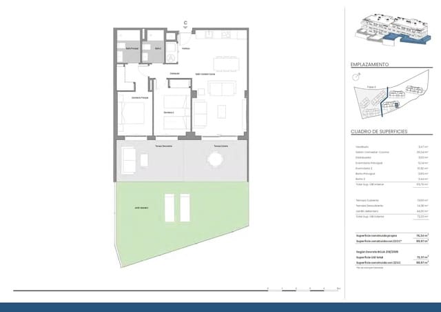 Apartamento de 2 habitaciones en Mijas en venta con garaje - 354.000 € (Ref: 9187045)