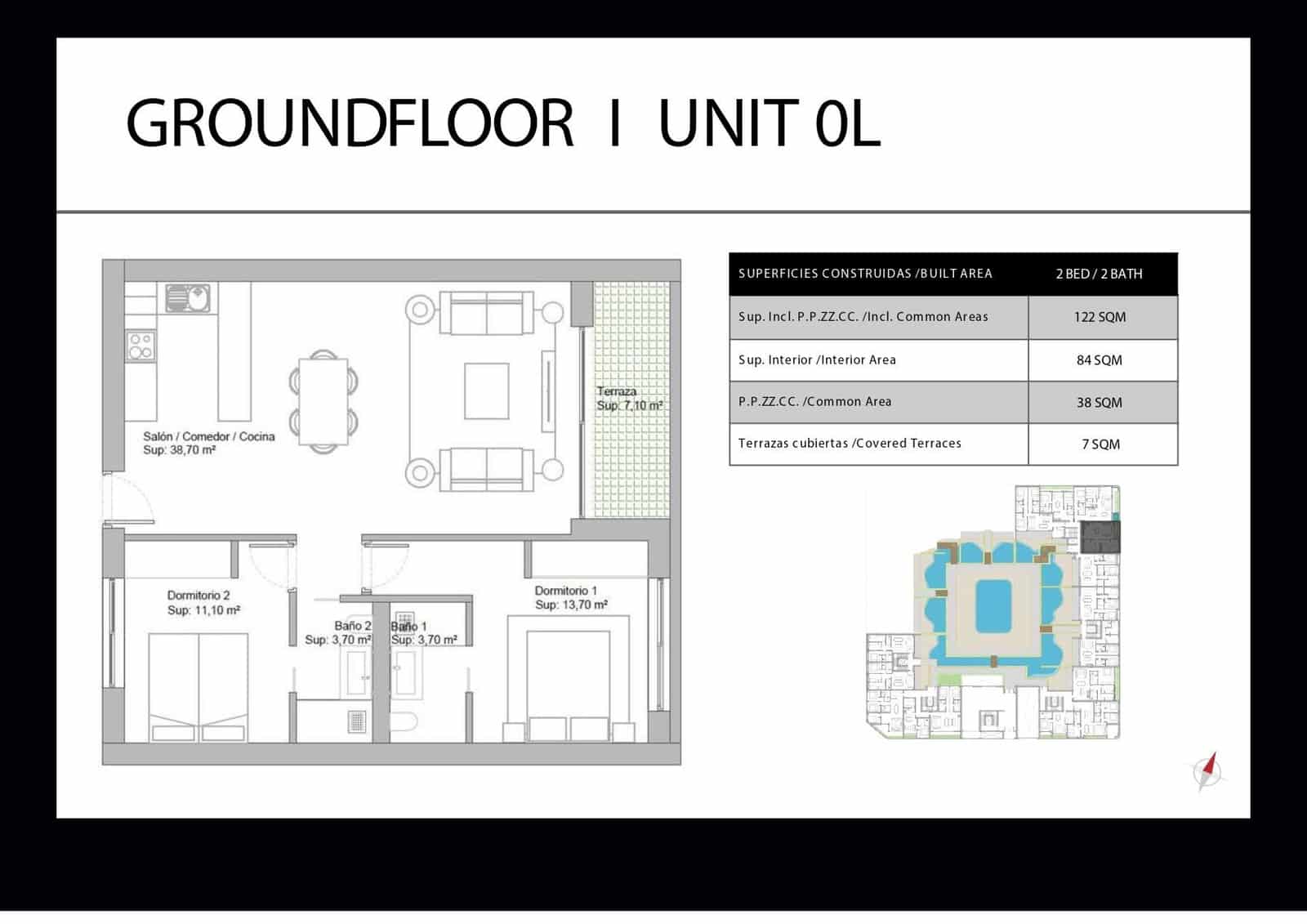 2 chambre Appartement à vendre à San Pedro de Alcantara avec garage - 470 000 € (Ref: 9291685)