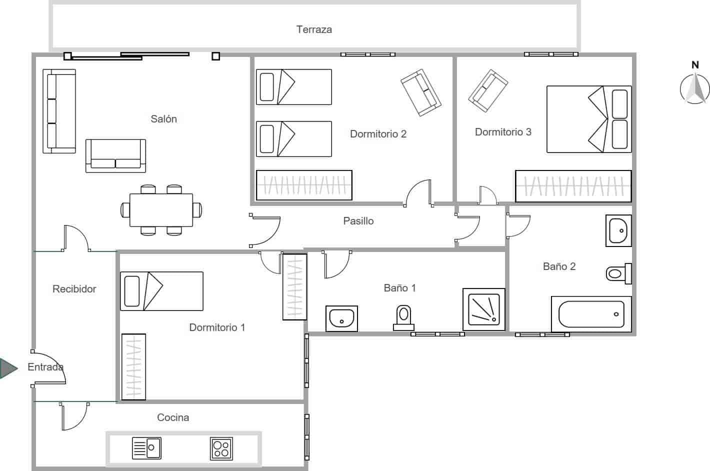 3 quarto Apartamento para venda em Marbella com garagem - 730 000 € (Ref: 9611620)