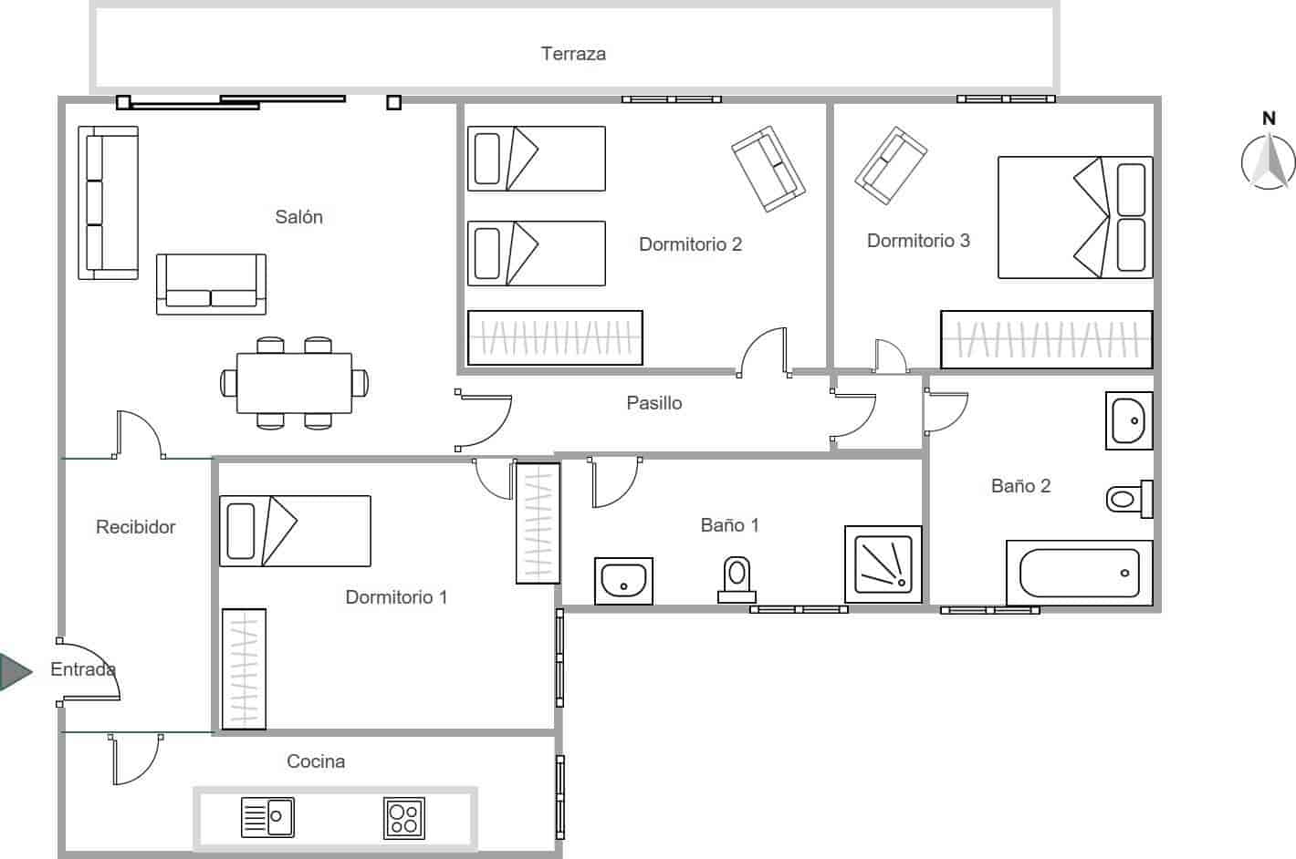 3 Zimmer Wohnung zu verkaufen in Marbella mit Garage - 730.000 € (Ref: 9611620)