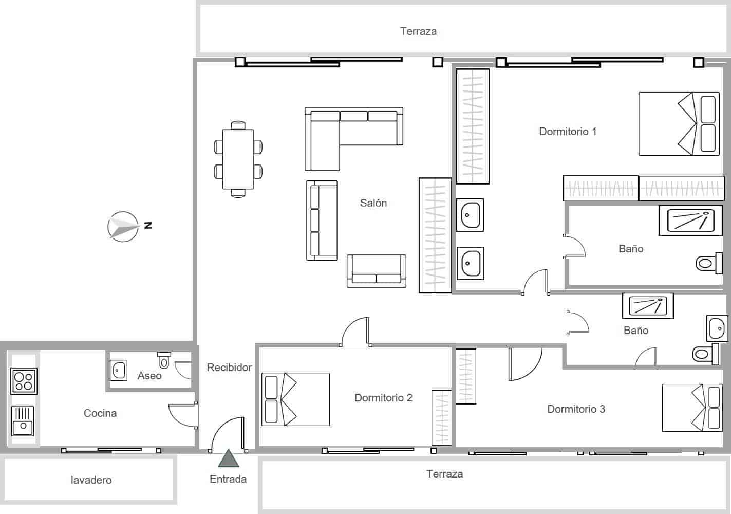 3 makuuhuone Huoneisto myytävänä paikassa Marbella mukana 
autotalli - 1 690 000 € (Ref: 9670763)