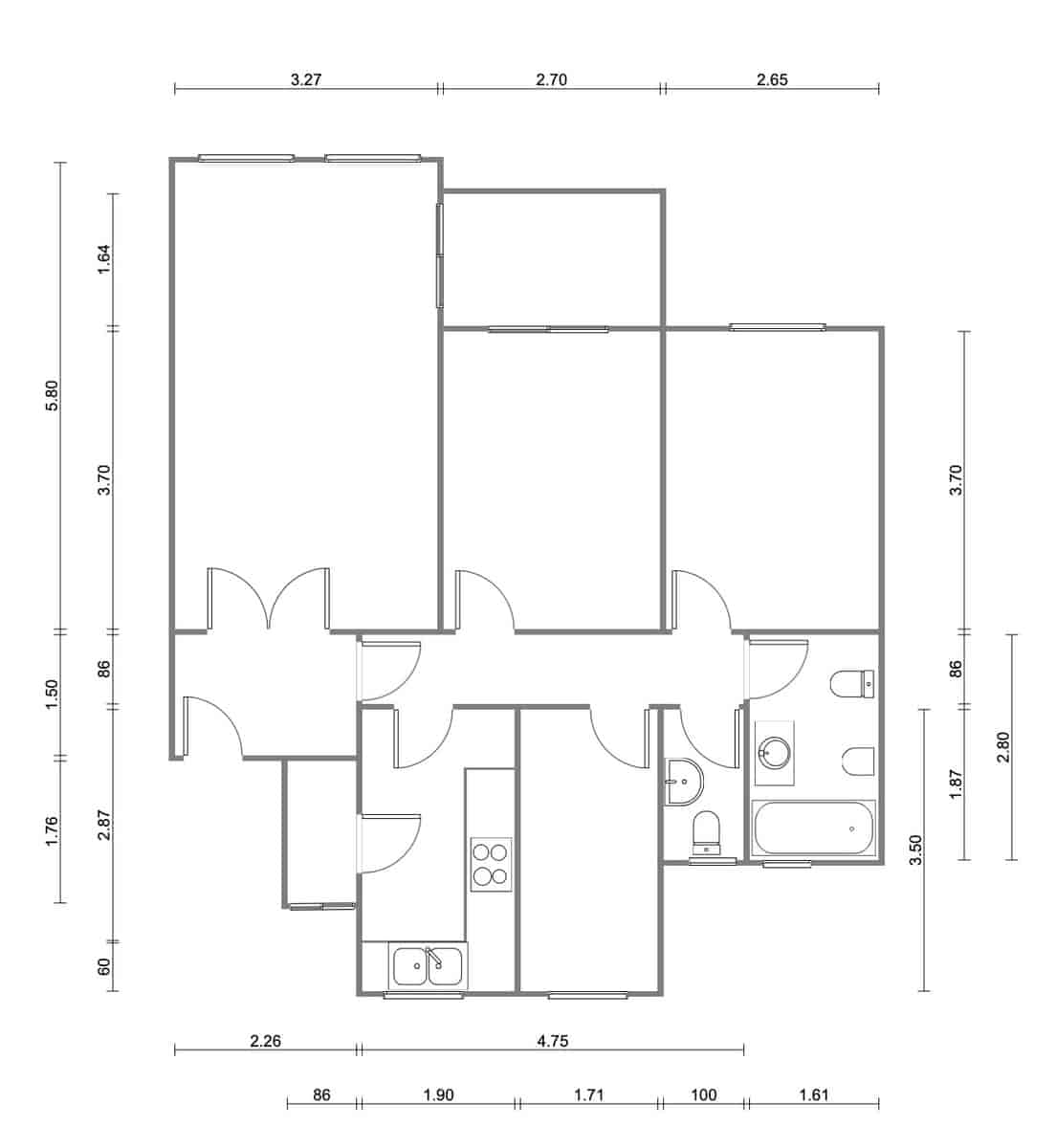 3 makuuhuone Asunto myytävänä paikassa Sitges mukana uima-altaan - 650 000 € (Ref: 9346877)