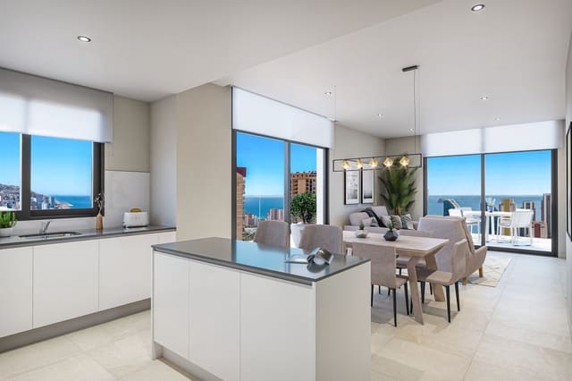 2 makuuhuone Huoneisto myytävänä paikassa Via Parque, Benidorm mukana uima-altaan - 411 000 € (Ref: 9121069)
