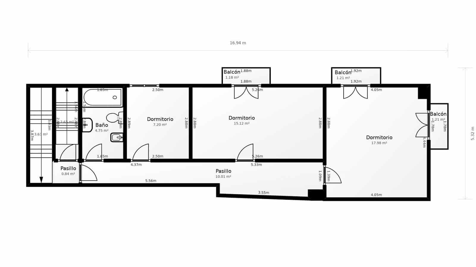 5 chambre Maison de Ville à vendre à Xeresa - 118 000 € (Ref: 9387981)