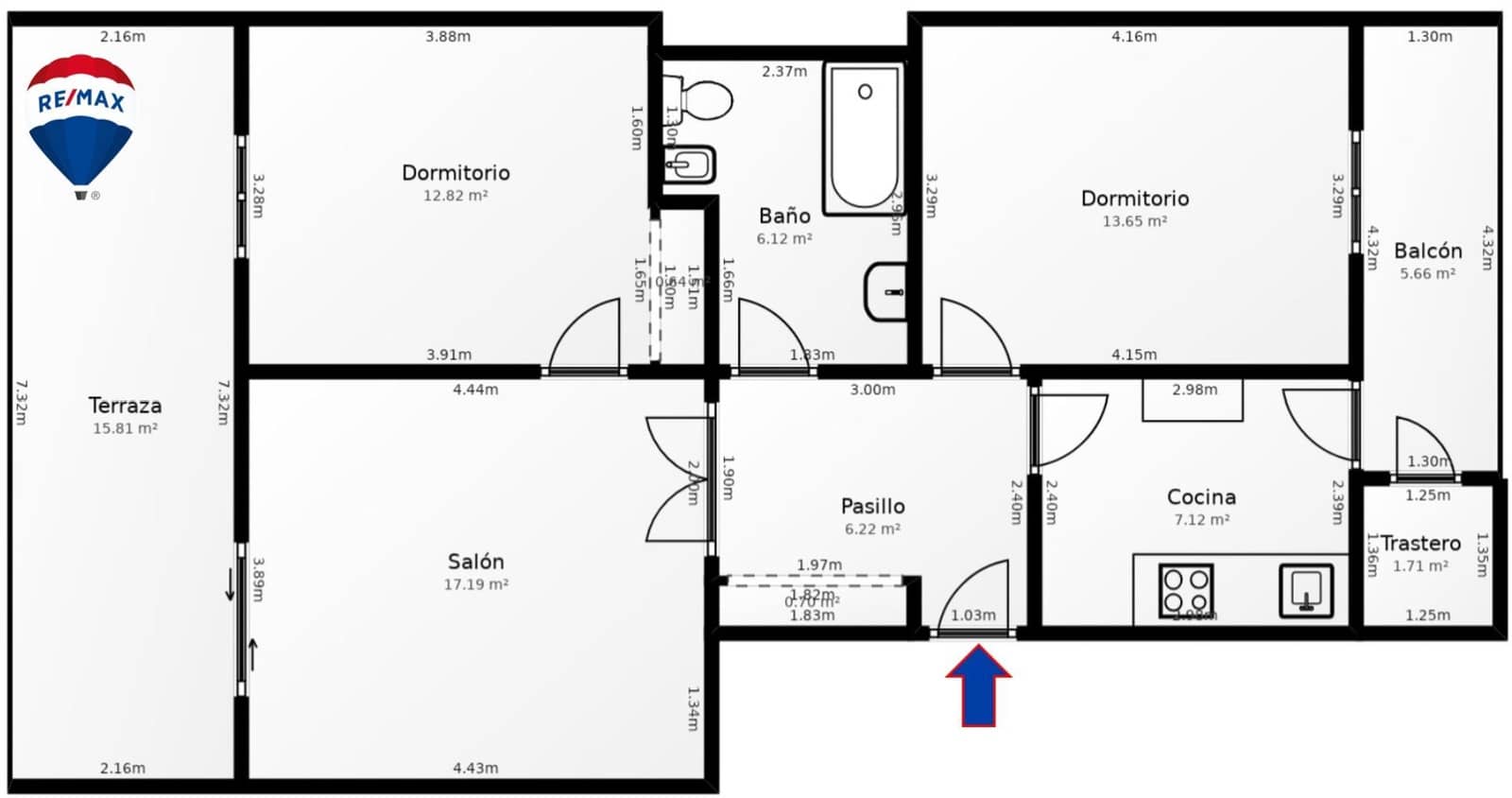 2 Zimmer Apartment zu verkaufen in Miramar mit Pool - 179.000 € (Ref: 9406920)