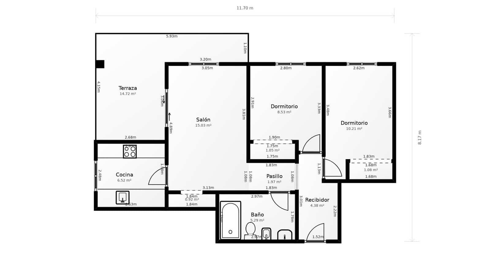2 camera da letto Appartamento in vendita in Piles con piscina garage - 199.000 € (Rif: 9406921)