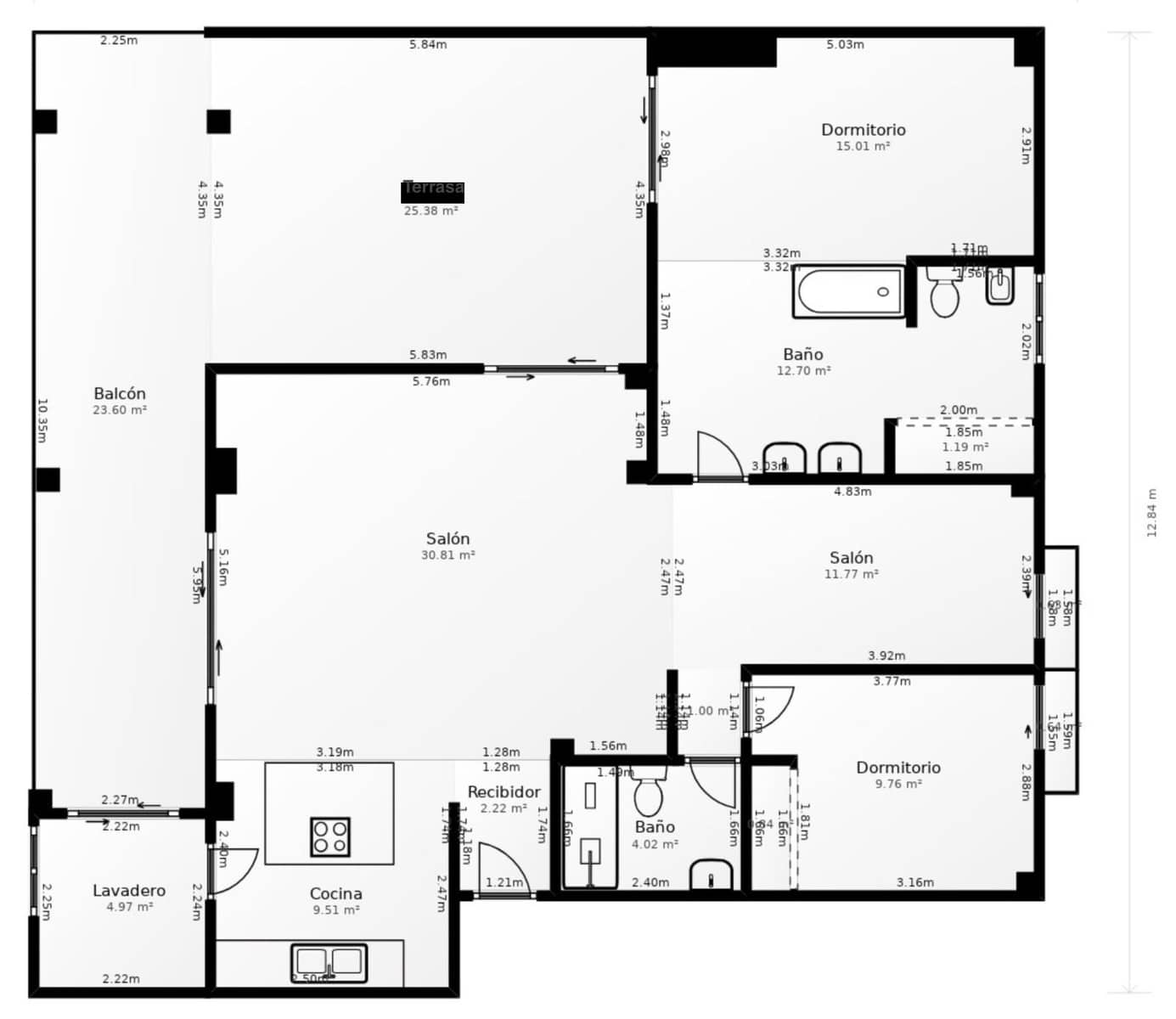 2 sovrum Takvåning till salu i Denia med pool garage - 412 000 € (Ref: 9741766)