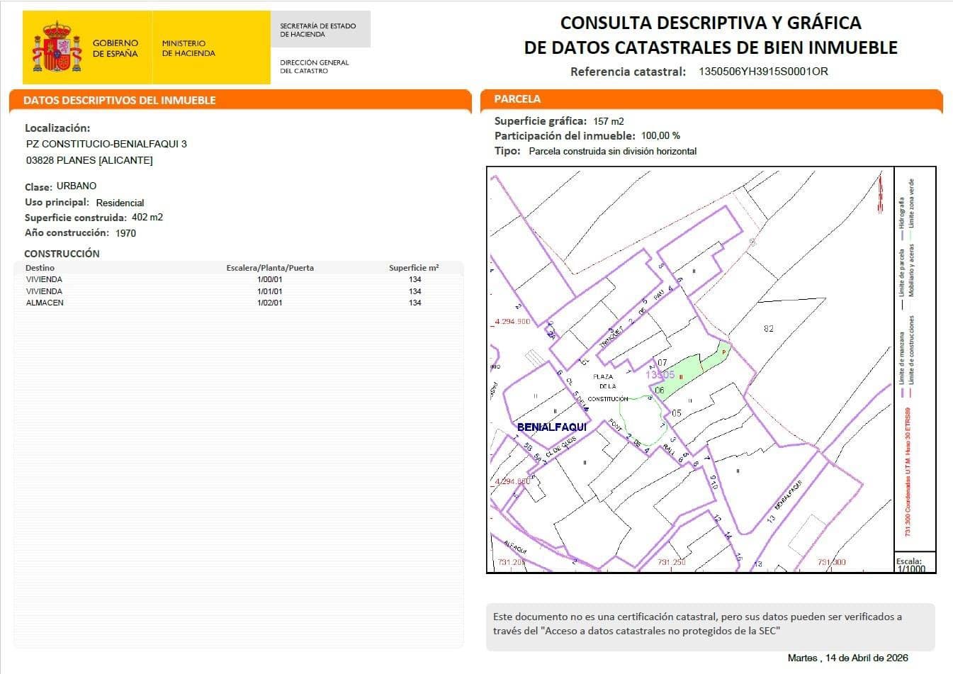 4 bedroom Townhouse for sale in Planes - € 80,000 (Ref: 9741804)