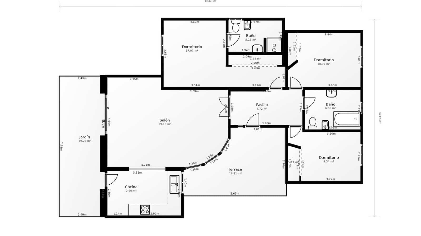 3 soverom Villa til salgs i Ador med svømmebasseng garasje - € 409 000 (Ref: 9840379)