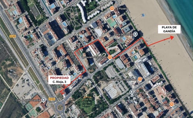 1 sypialnia Komercyjne na sprzedaż w Gandia - 250 000 € (Ref: 9898742)