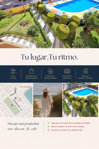 3 sovrum Lägenhet till salu i Gandia med pool garage - 300 000 € (Ref: 9904015)