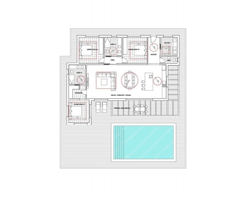3 bedroom Villa for sale in Pinoso with pool garage - € 365,000 (Ref: 10019869)