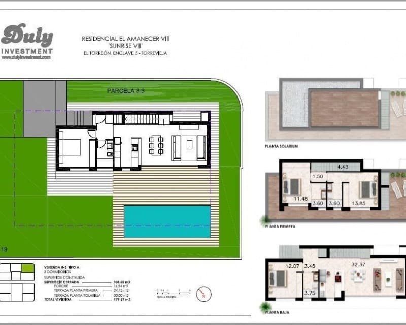 3 Zimmer Villa zu verkaufen in Torrevieja mit Pool - 749.900 € (Ref: 10078640)