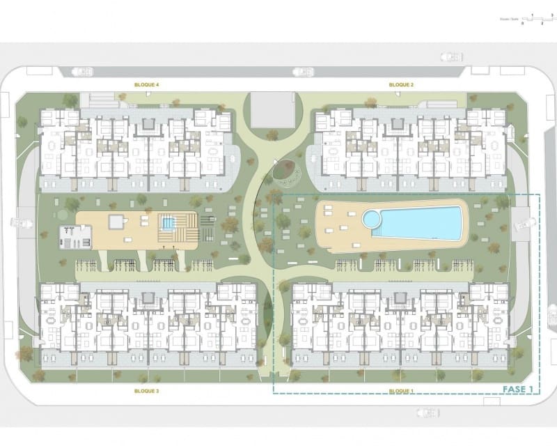 2 sypialnia Apartament na sprzedaż w Pilar de la Horadada z basenem - 249 000 € (Ref: 10101483)