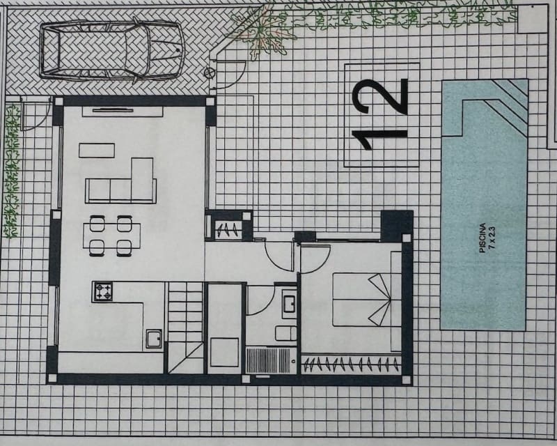3 soveværelse Villa til salg i Benijofar med swimmingpool garage - € 389.000 (Ref: 10167010)