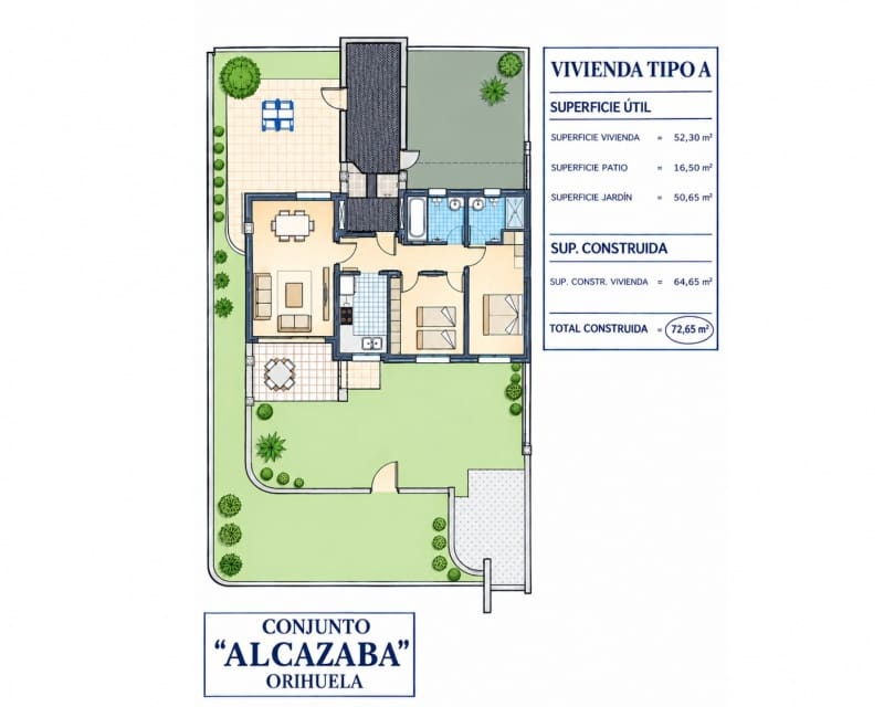 2 soveværelse Lejlighed til salg i Orihuela Costa med swimmingpool garage - € 230.000 (Ref: 10167020)