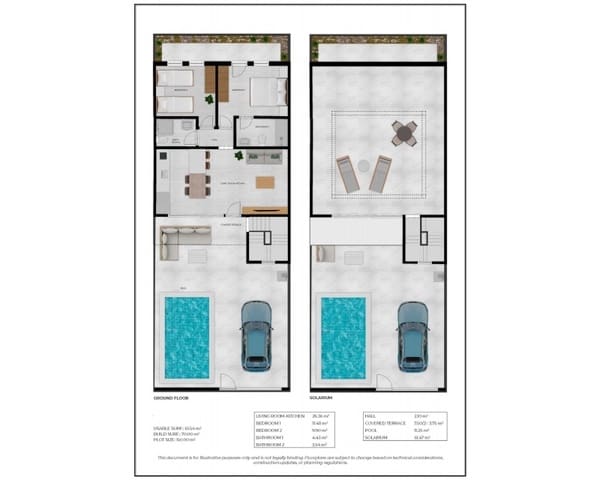 2 soveværelse Byhus til salg i La Pinilla, Fuente Alamo de Murcia med swimmingpool - € 212.750 (Ref: 10167034)