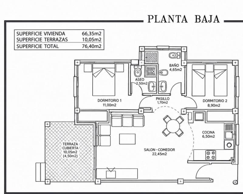 Chalet de 2 habitaciones en Cabo Roig en venta con piscina garaje - 198.000 € (Ref: 10175717)