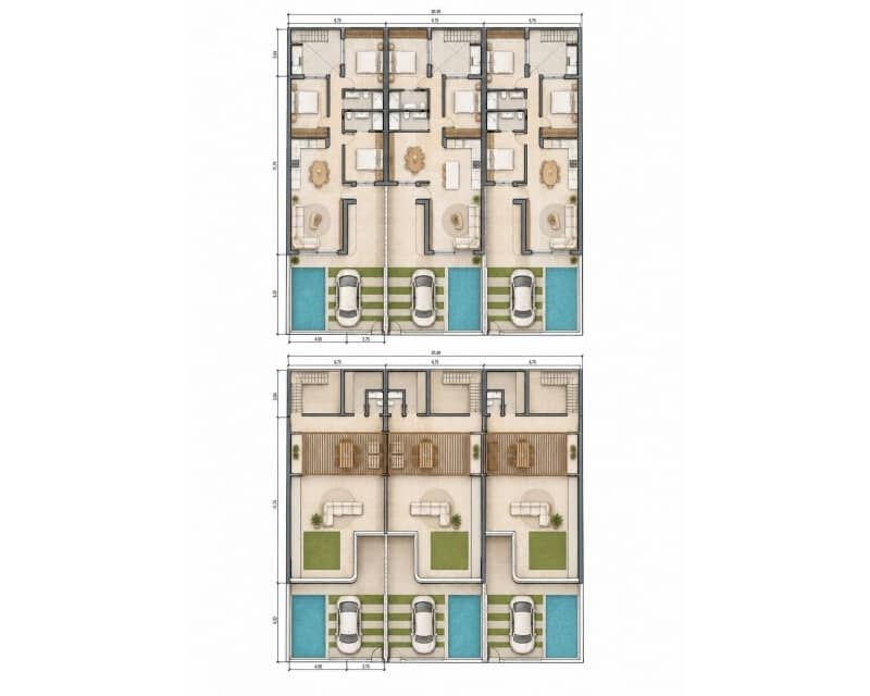 Casa de 3 habitaciones en San Pedro del Pinatar en venta con piscina - 369.900 € (Ref: 10179328)