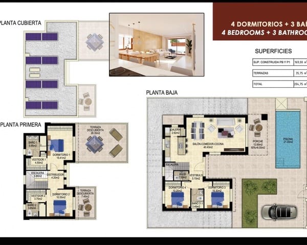 4 soverom Villa til salgs i San Miguel de Salinas med svømmebasseng - € 649 000 (Ref: 8800170)