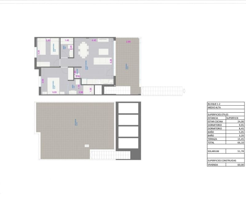 2 soverom Leilighet til salgs i Pilar de la Horadada med svømmebasseng - € 293 000 (Ref: 9187573)
