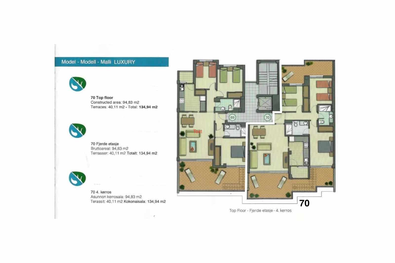 3 chambre Appartement à vendre à Cabo Roig avec piscine - 359 000 € (Ref: 9390753)