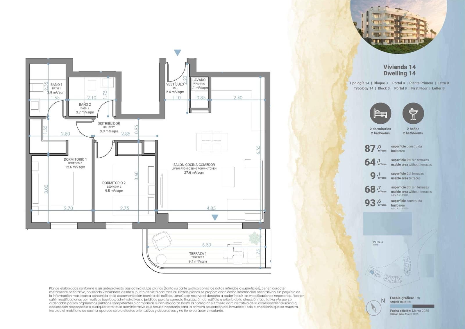 2 Zimmer Apartment zu verkaufen in Mijas mit Pool - 304.000 € (Ref: 9402983)