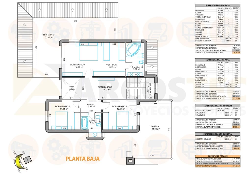 5 chambre Villa/Maison à vendre à Dehesa de Campoamor avec piscine - 1 100 000 € (Ref: 9440343)