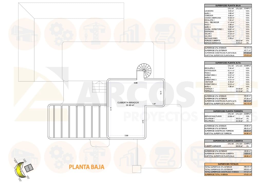 5 chambre Villa/Maison à vendre à Dehesa de Campoamor avec piscine - 1 100 000 € (Ref: 9440343)