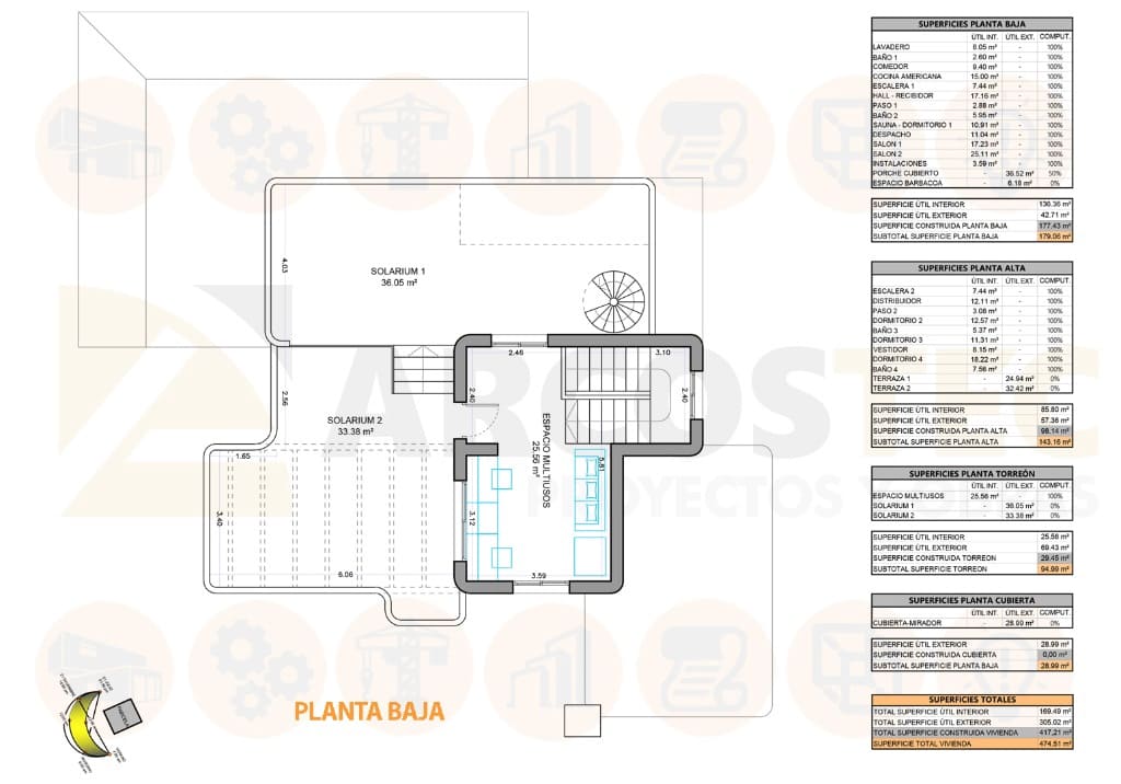 5 chambre Villa/Maison à vendre à Dehesa de Campoamor avec piscine - 1 100 000 € (Ref: 9440343)