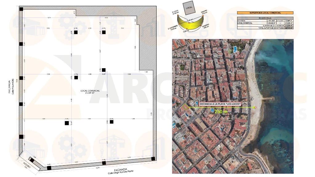 Commercial for sale in Torrevieja - € 159,500 (Ref: 9440378)