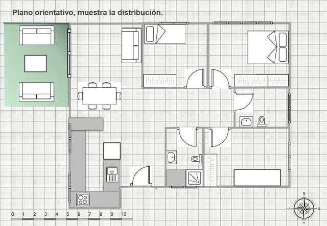 3 soveværelse Lejlighed til salg i La Veleta, Torrevieja - € 230.000 (Ref: 9440507)