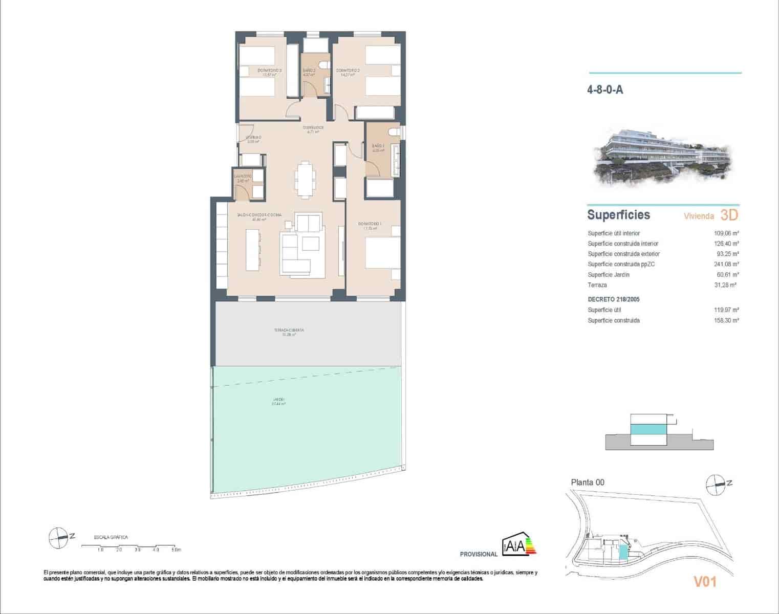 3 quarto Apartamento para venda em New Golden Mile com piscina - 610 000 € (Ref: 9461840)