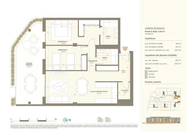 2 soveværelse Lejlighed til salg i San Pedro de Alcántara Pueblo, Marbella med swimmingpool - € 640.000 (Ref: 9508494)