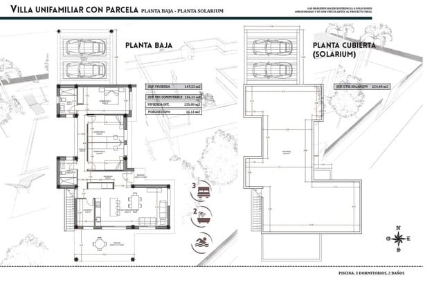 3 Zimmer Villa zu verkaufen in Jacarilla mit Pool - 495.000 € (Ref: 9518545)