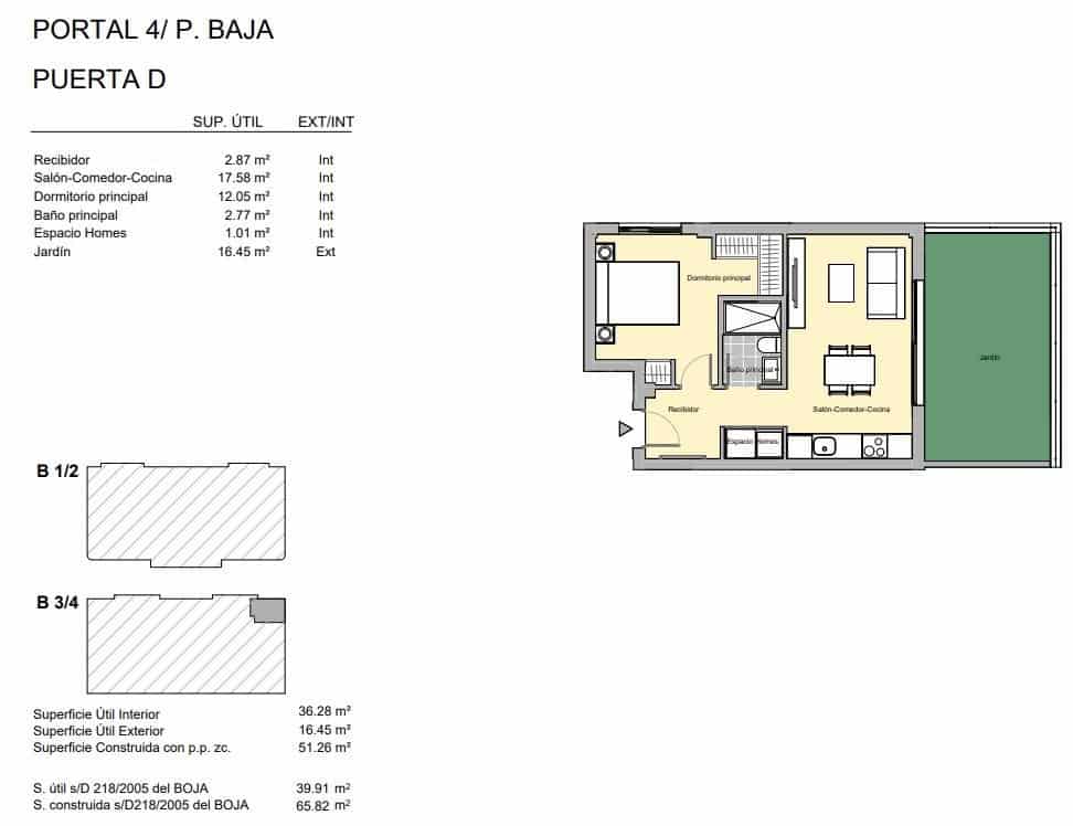 1 soveværelse Lejlighed til salg i Estepona med swimmingpool - € 290.000 (Ref: 9555472)