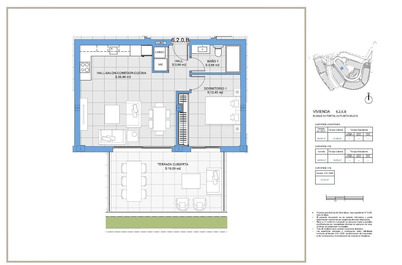 1 sypialnia Apartament na sprzedaż w Riviera del Sol z basenem - 290 000 € (Ref: 9555489)
