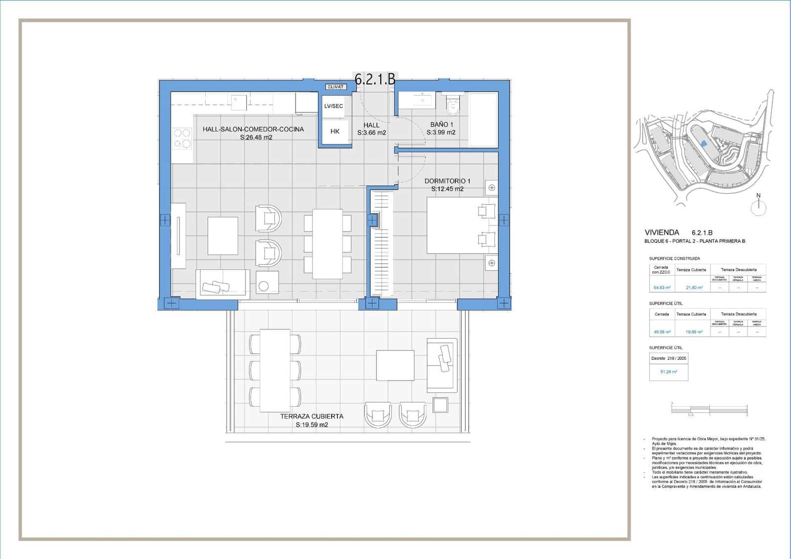 1 slaapkamer Appartement te koop in Riviera del Sol met zwembad - € 298.000 (Ref: 9555491)