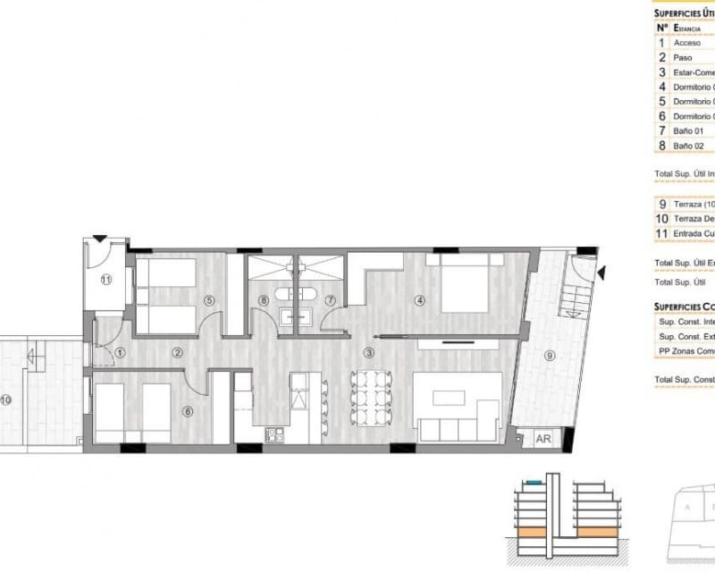 2 chambre Appartement à vendre à Torrevieja avec piscine - 259 000 € (Ref: 9568182)