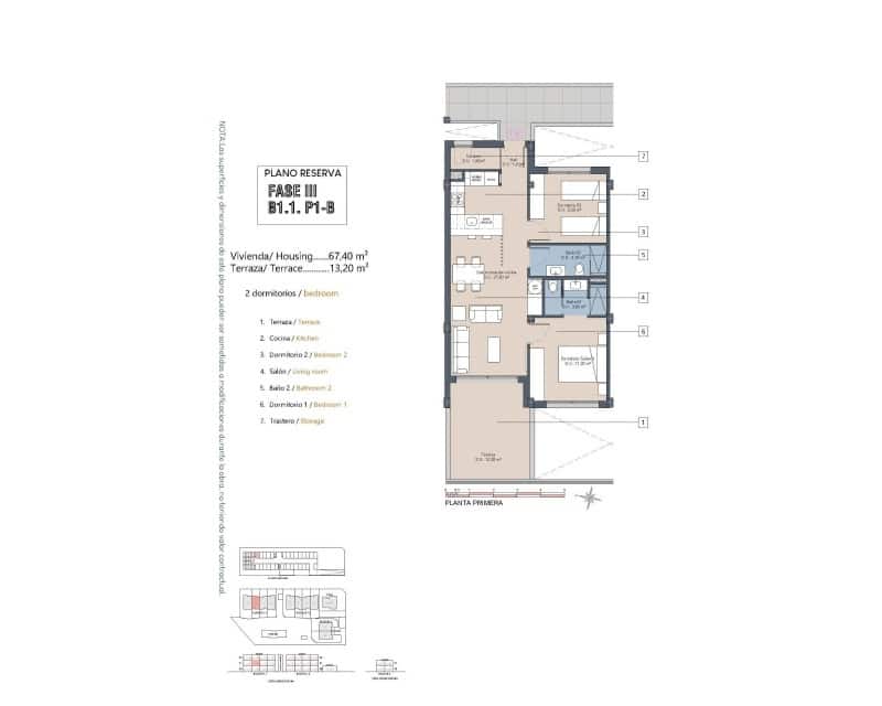 2 soverom Leilighet til salgs i Los Alcazares med svømmebasseng - € 279 900 (Ref: 9568187)
