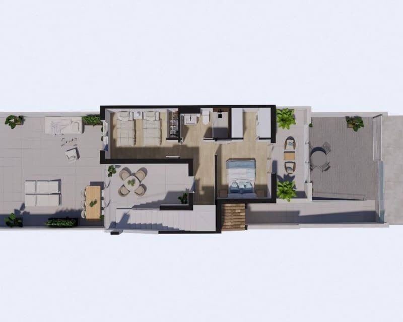 3 chambre Maison de Ville à vendre à Los Alcazares avec piscine - 350 000 € (Ref: 9585914)