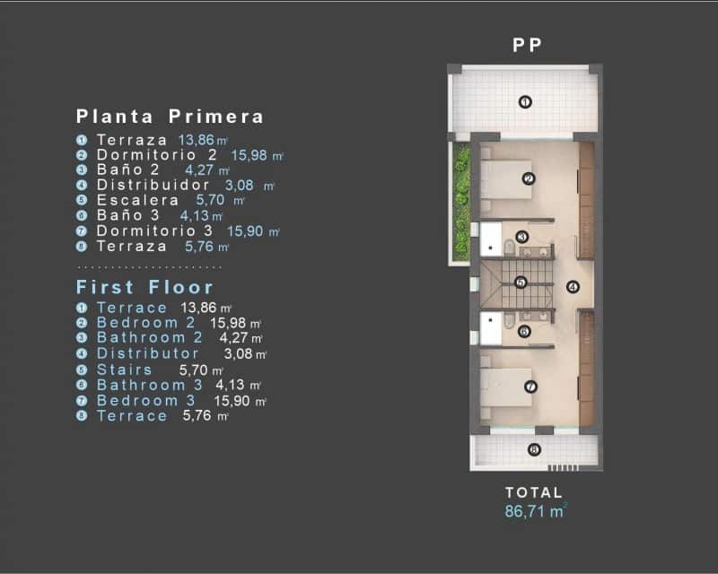 3 sypialnia Willa na sprzedaż w Villamartin z basenem - 548 000 € (Ref: 9590794)