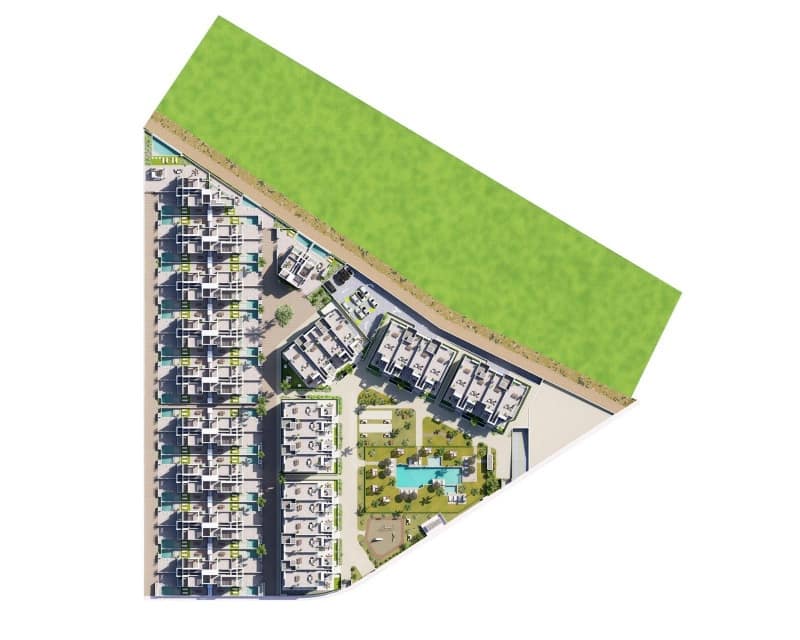 2 soverom Leilighet til salgs i Los Alcazares med svømmebasseng - € 299 000 (Ref: 9725067)