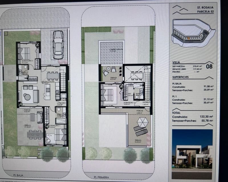 3 chambre Villa/Maison à vendre à Torre-Pacheco avec piscine - 439 000 € (Ref: 9725075)